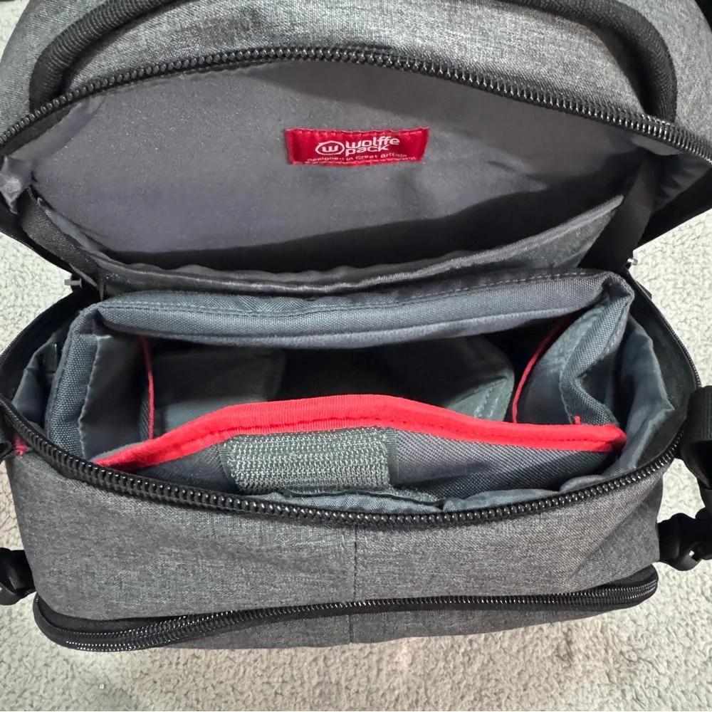 Wolffepack Camera Backpack Bag Capture Orbital 'SWINGS TO FRONT'